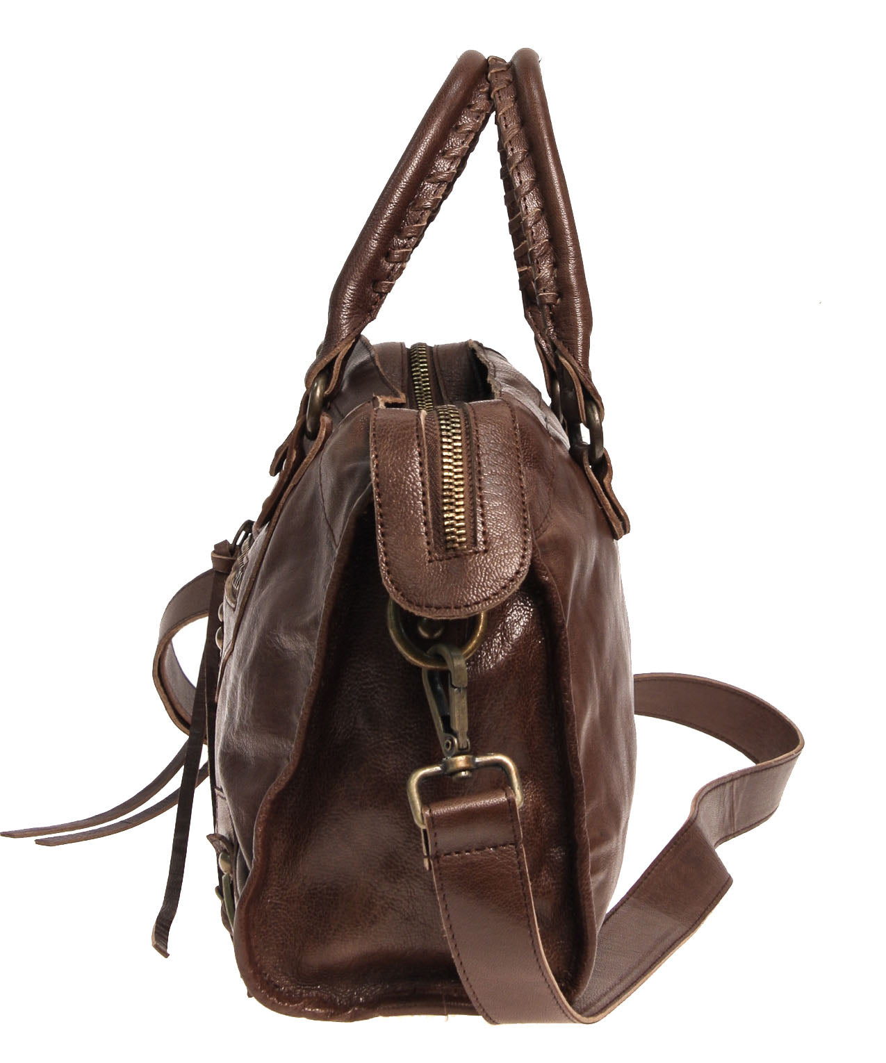 Tano Equestrian Satchel w Whipstitch Handle (2531165077588)