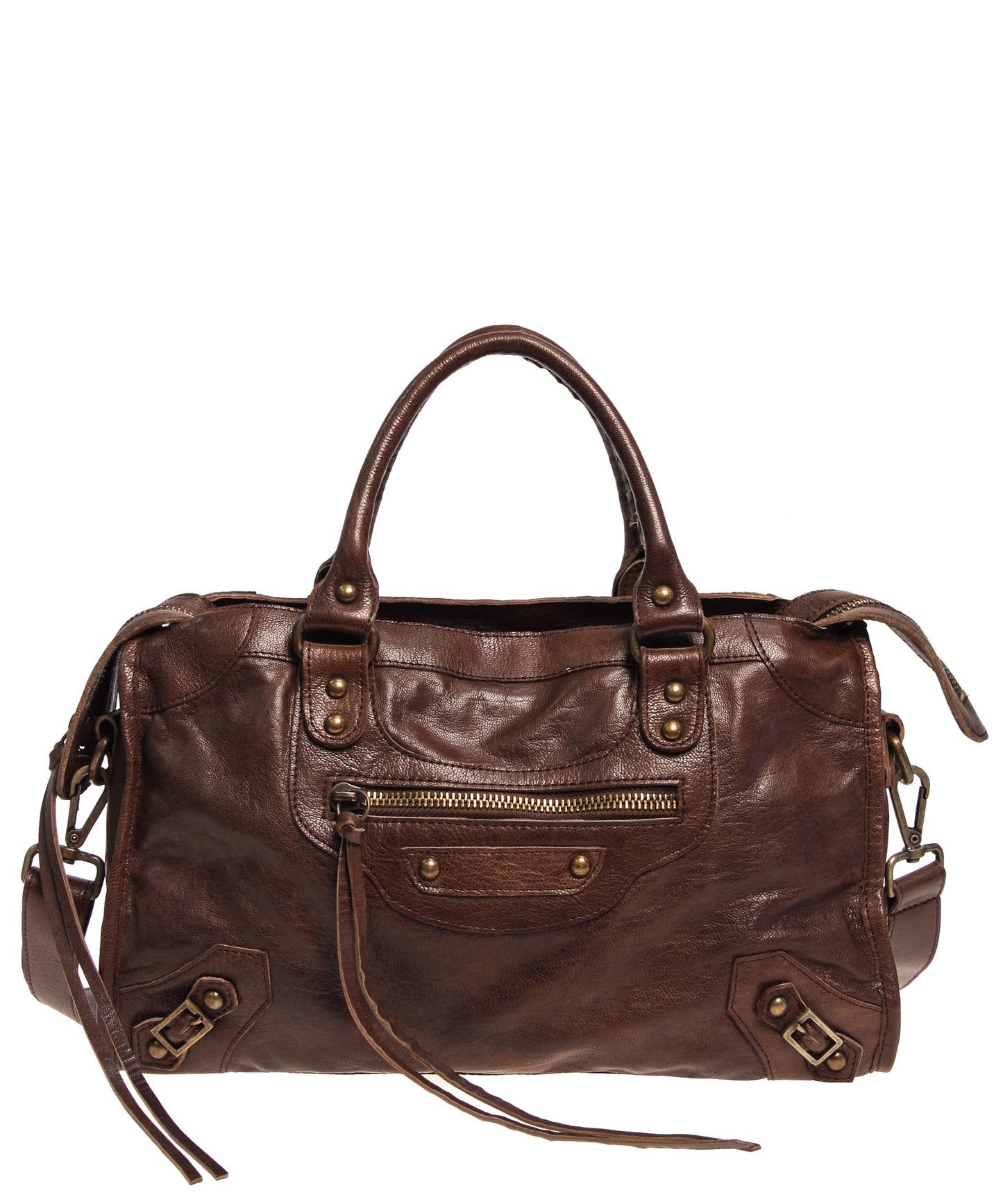 Tano Equestrian Satchel w Whipstitch Handle (2531165077588)