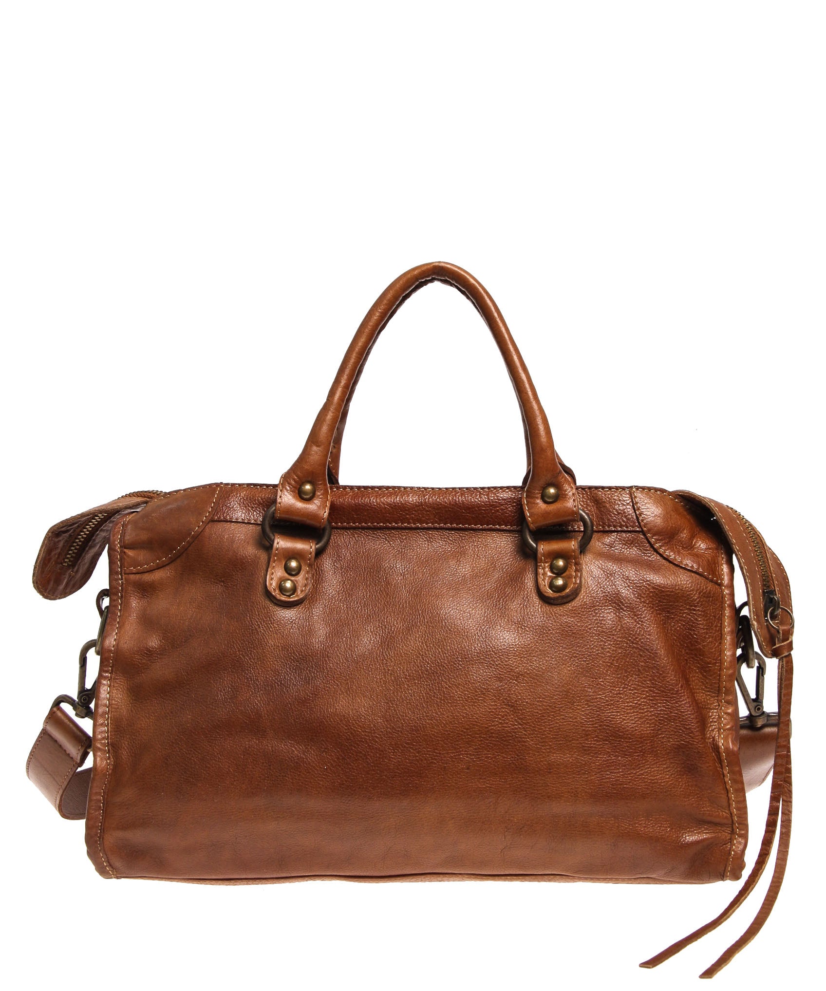 Tano Equestrian Satchel w Whipstitch Handle (2531165274196)