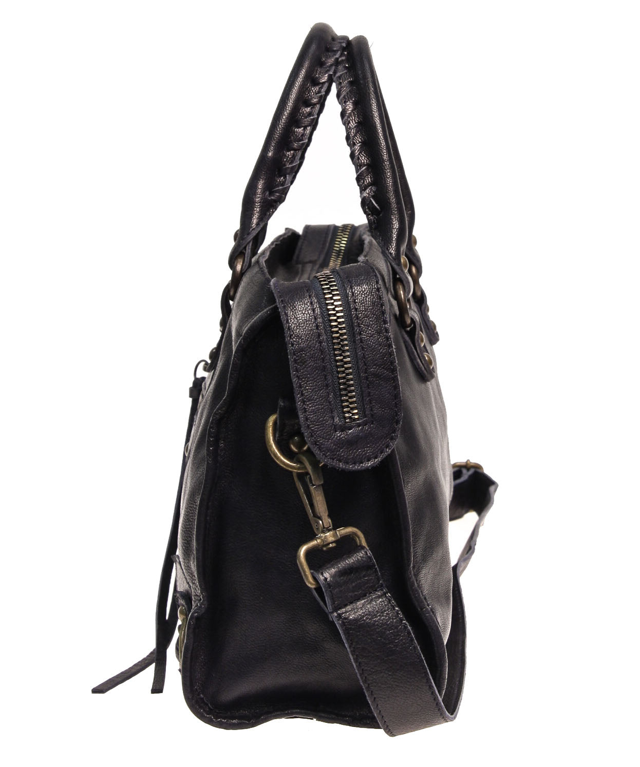 Tano Equestrian Satchel w Whipstitch Handle (2531164782676)