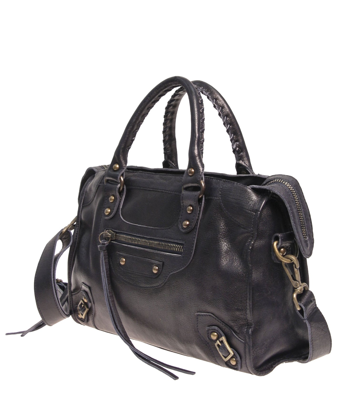Tano Equestrian Satchel w Whipstitch Handle (2531164782676)