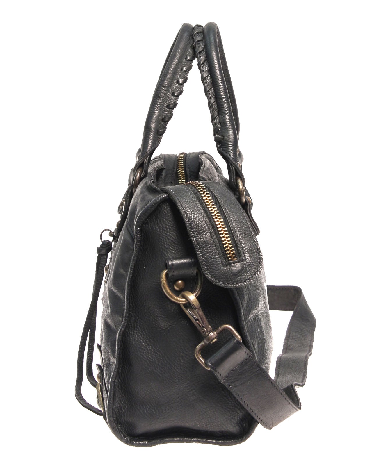 Tano Equestrian Satchel w Whipstitch Handle (2531165470804)