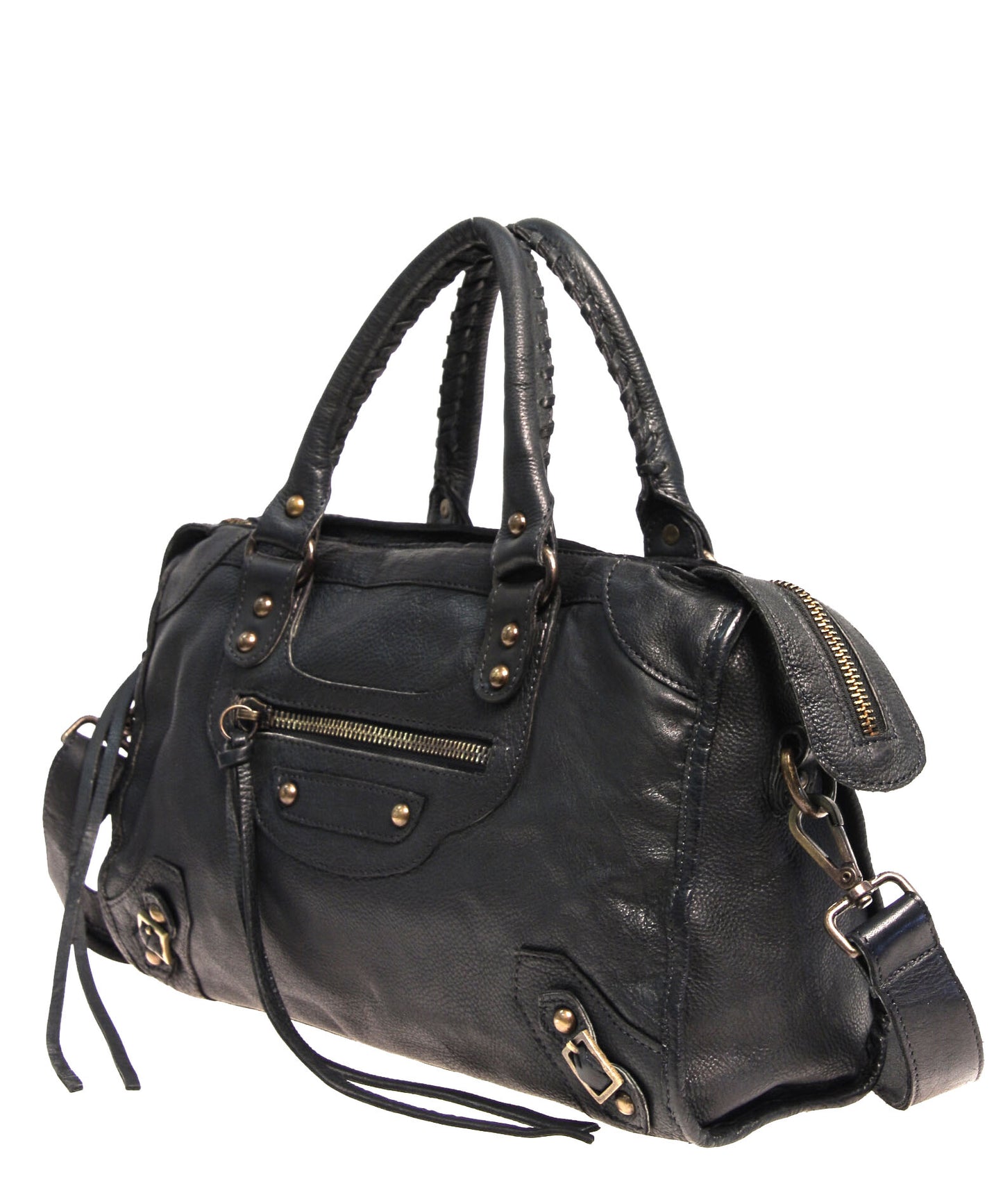 Tano Equestrian Satchel w Whipstitch Handle (2531165470804)