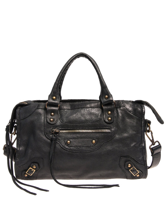 Tano Equestrian Satchel w Whipstitch Handle (2531165470804)