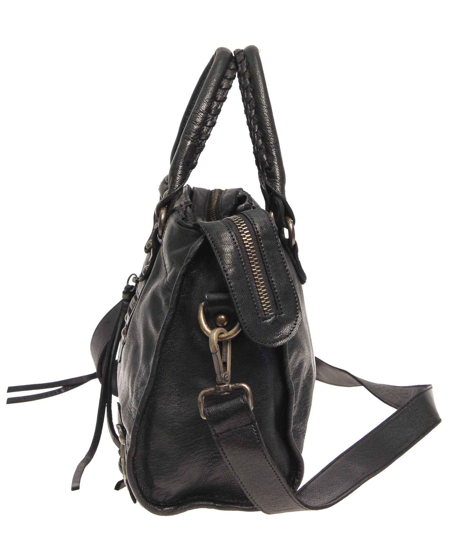 Tano Equestrian Satchel w Whipstitch Handle (2531164422228)