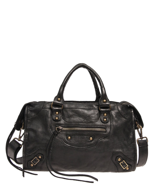 Tano Equestrian Satchel w Whipstitch Handle (2531164422228)