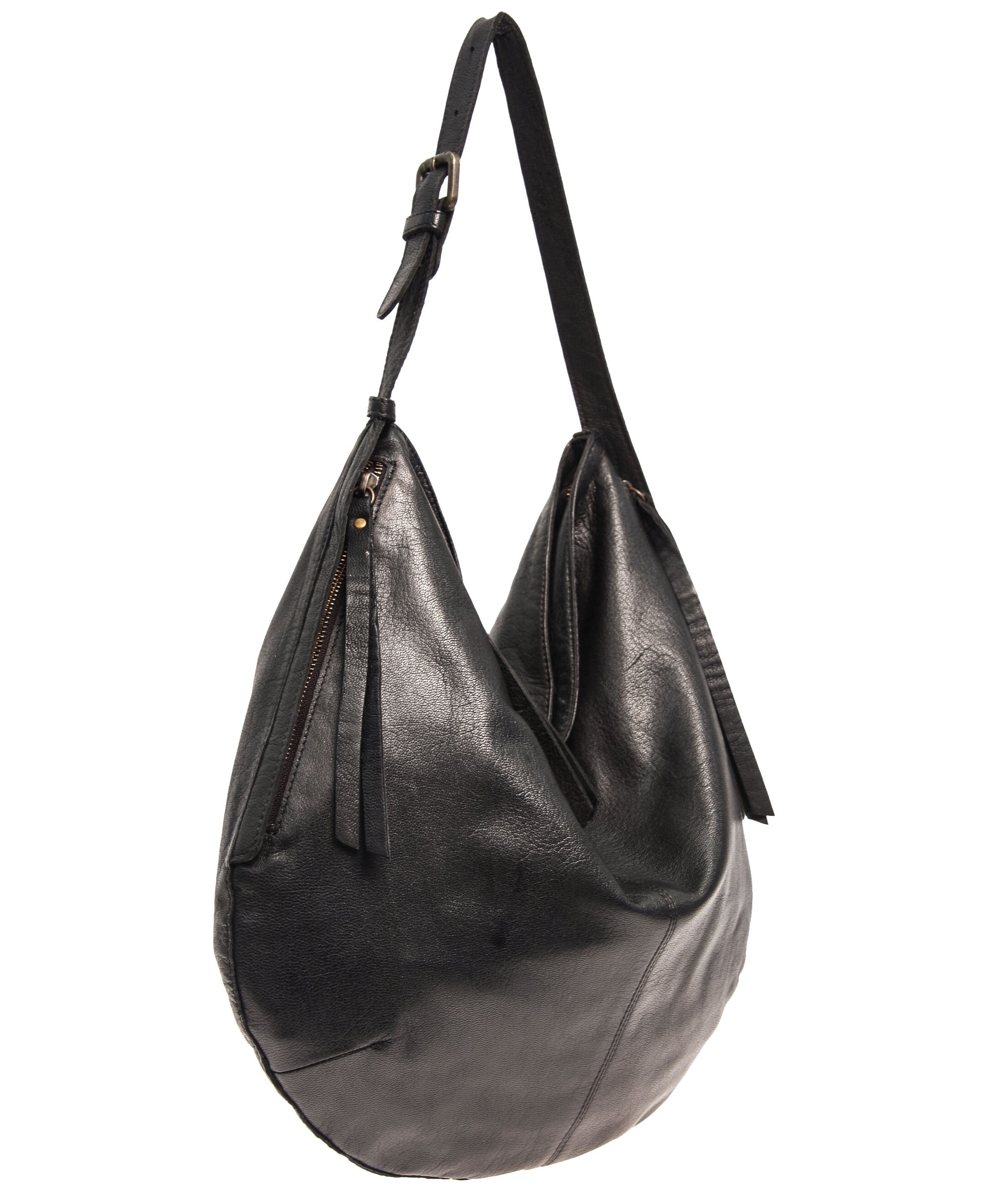 Tano Rounded Hobo with Two Side Zip Pockets (2531220947028)