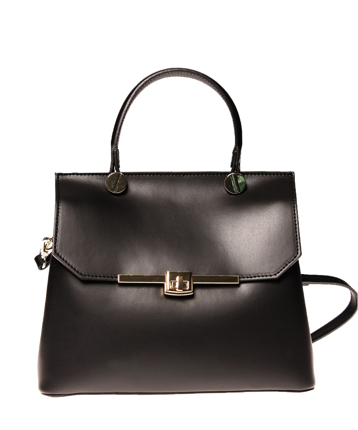 Italian Turn Lock Satchel (4397088374868)