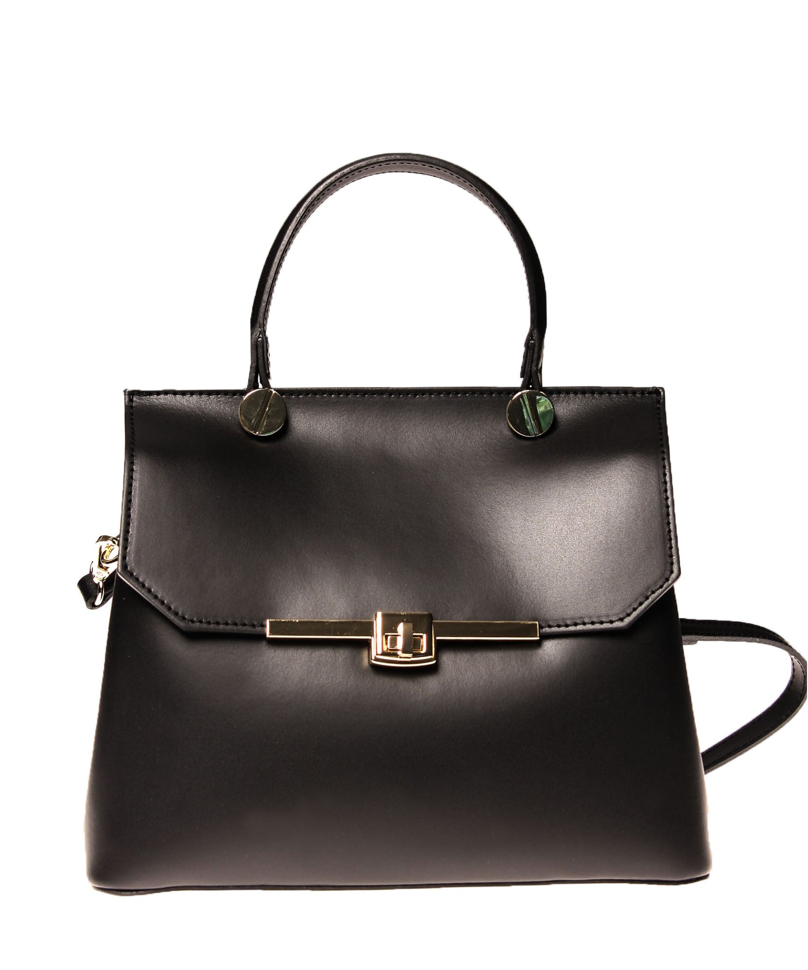 Italian Turn Lock Satchel (4397088374868)