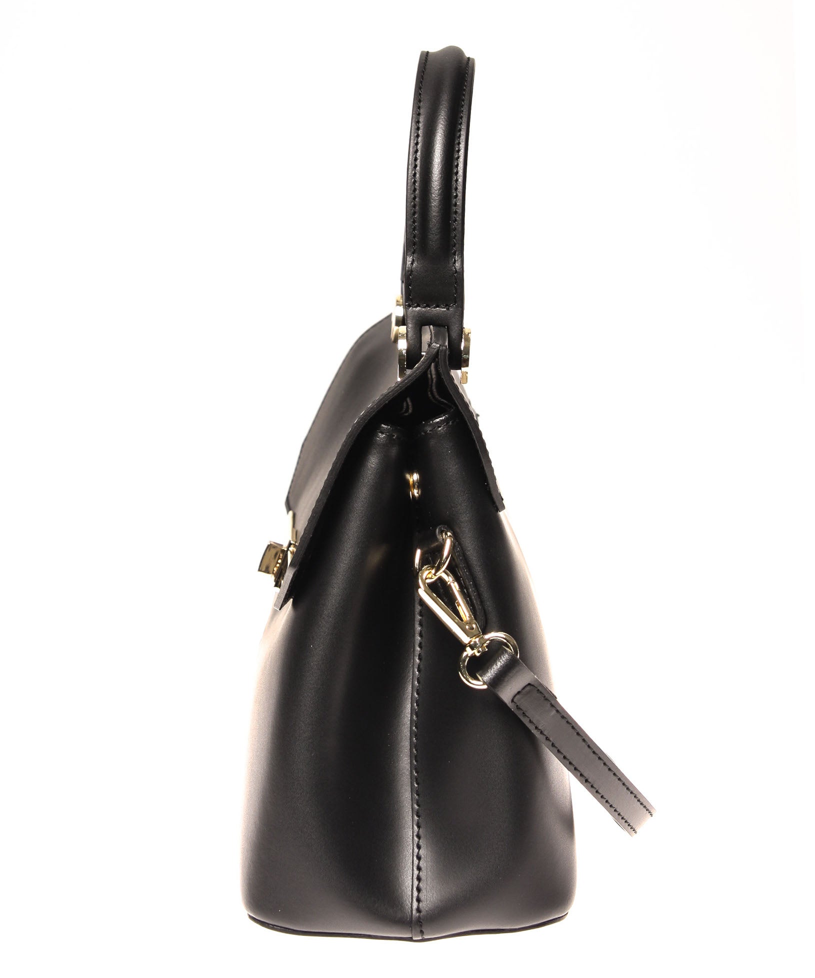Italian Turn Lock Satchel (4397088374868)