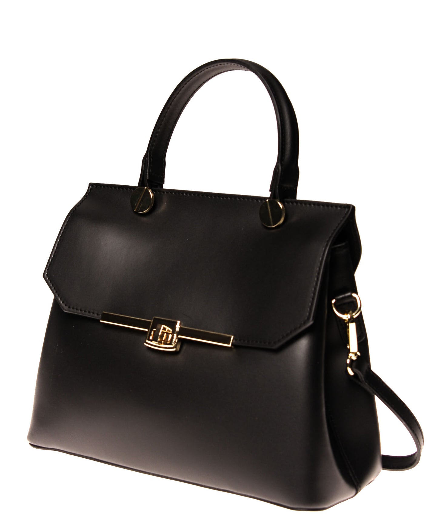 Italian Turn Lock Satchel (4397088374868)
