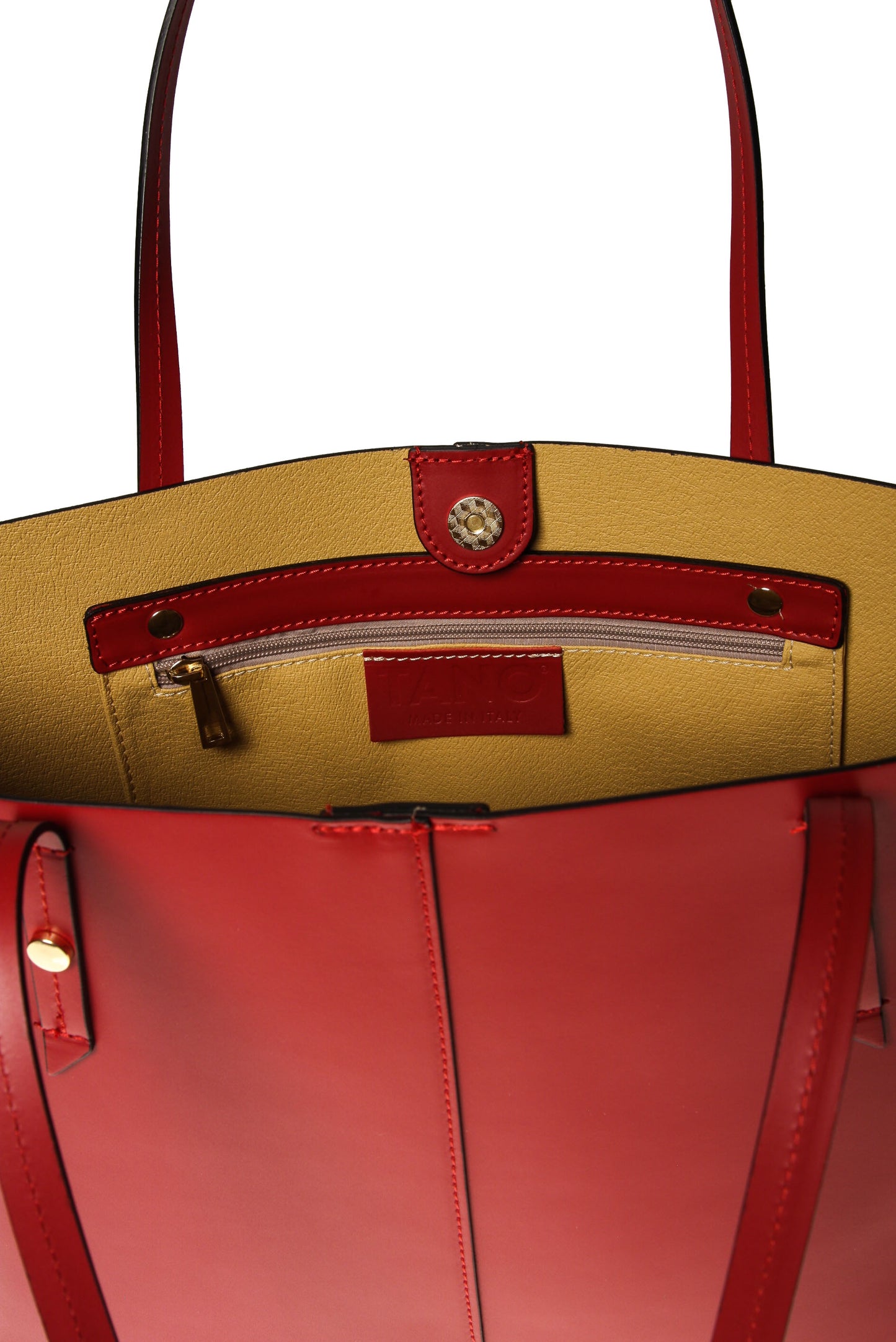 Italian Leather Lined Tote (4397082935380)