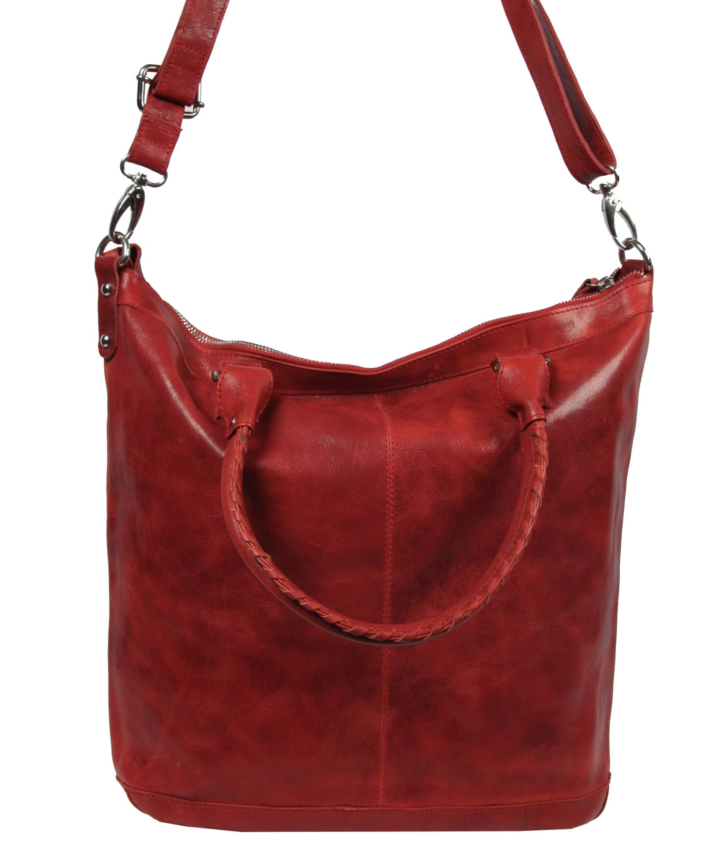 Whipstitch Handle Convertible Shopper