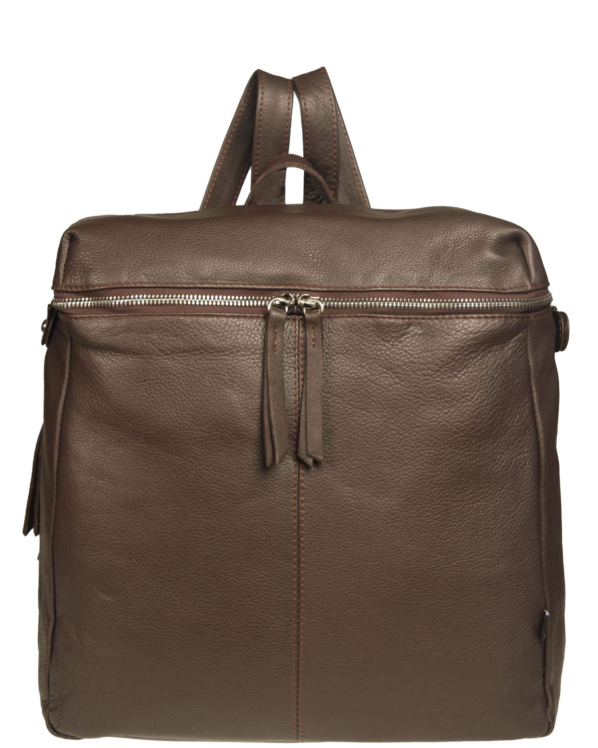 convertible backpack shoulder bag leather Soft Italian Camera Top Backpack / Shoulder – Tano