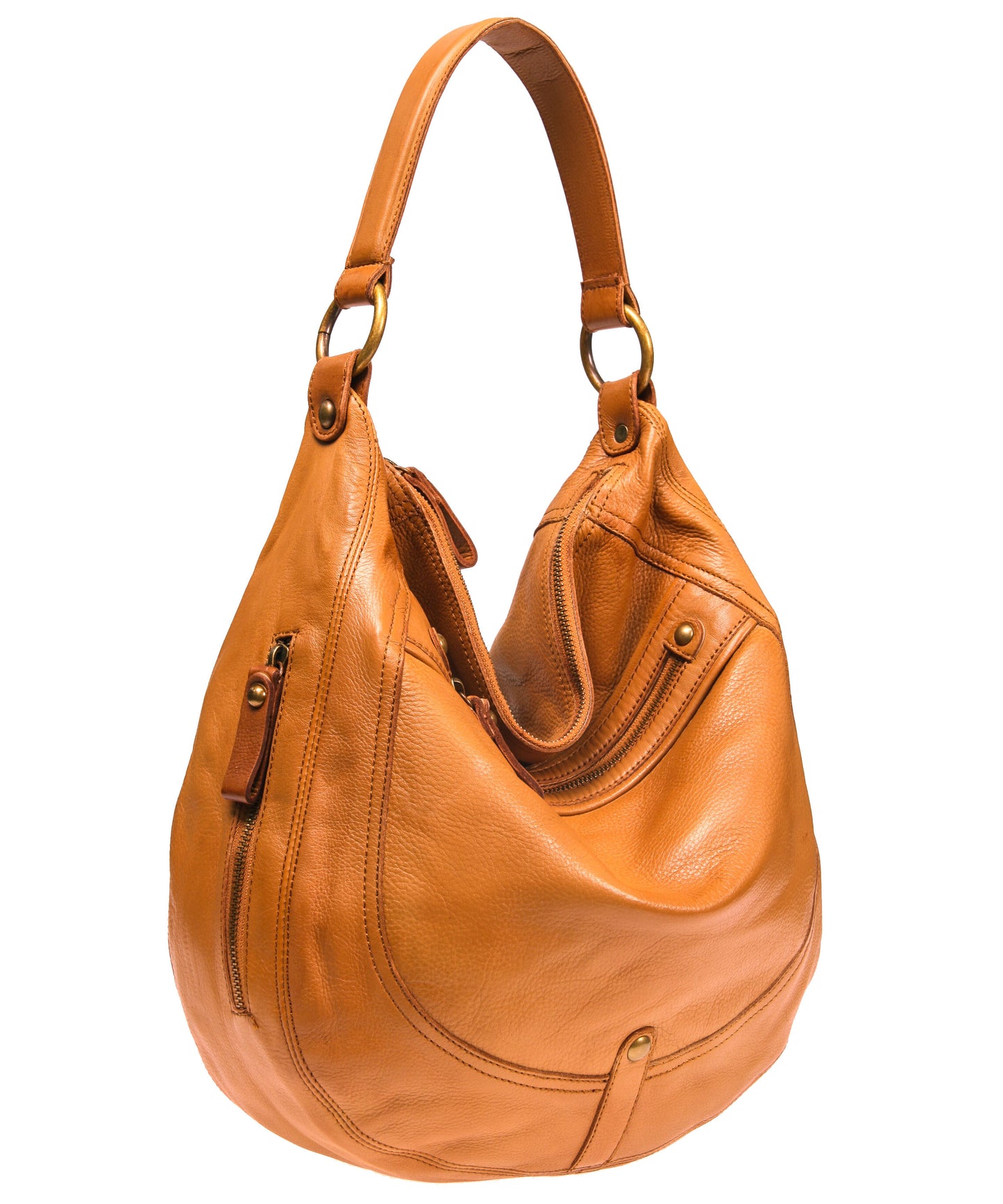 Rounded Hobo with EZ Front Zip