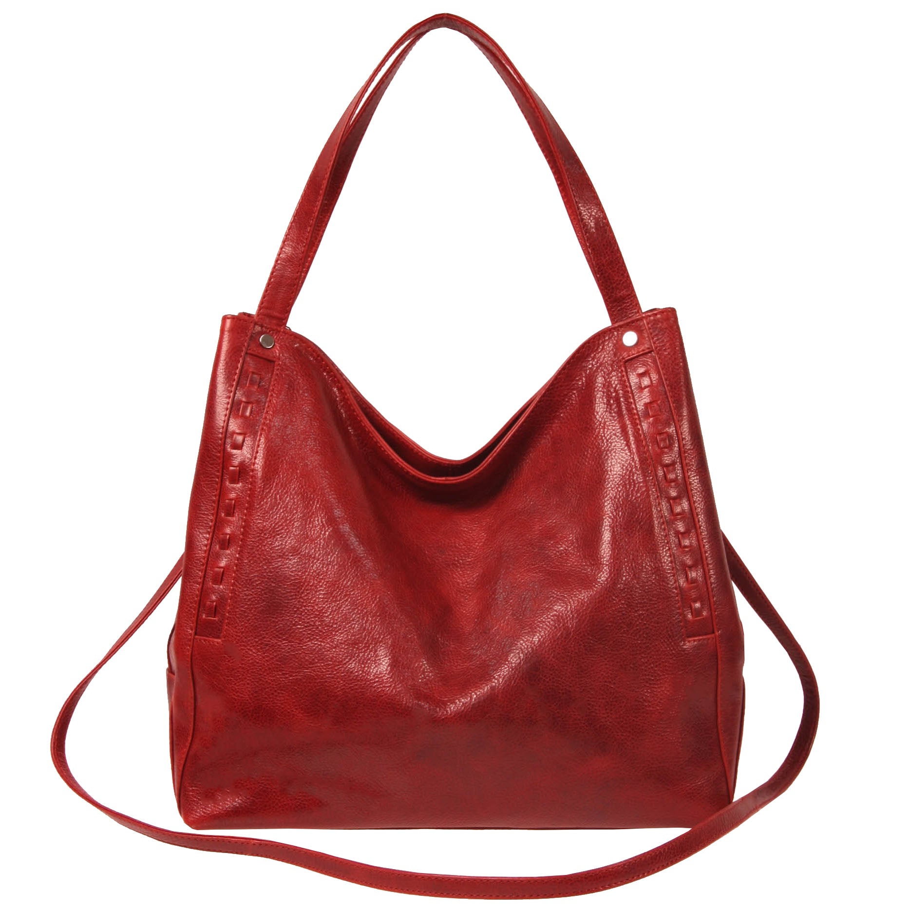 Italian Whipstitch Double Handle Hobo – Tano