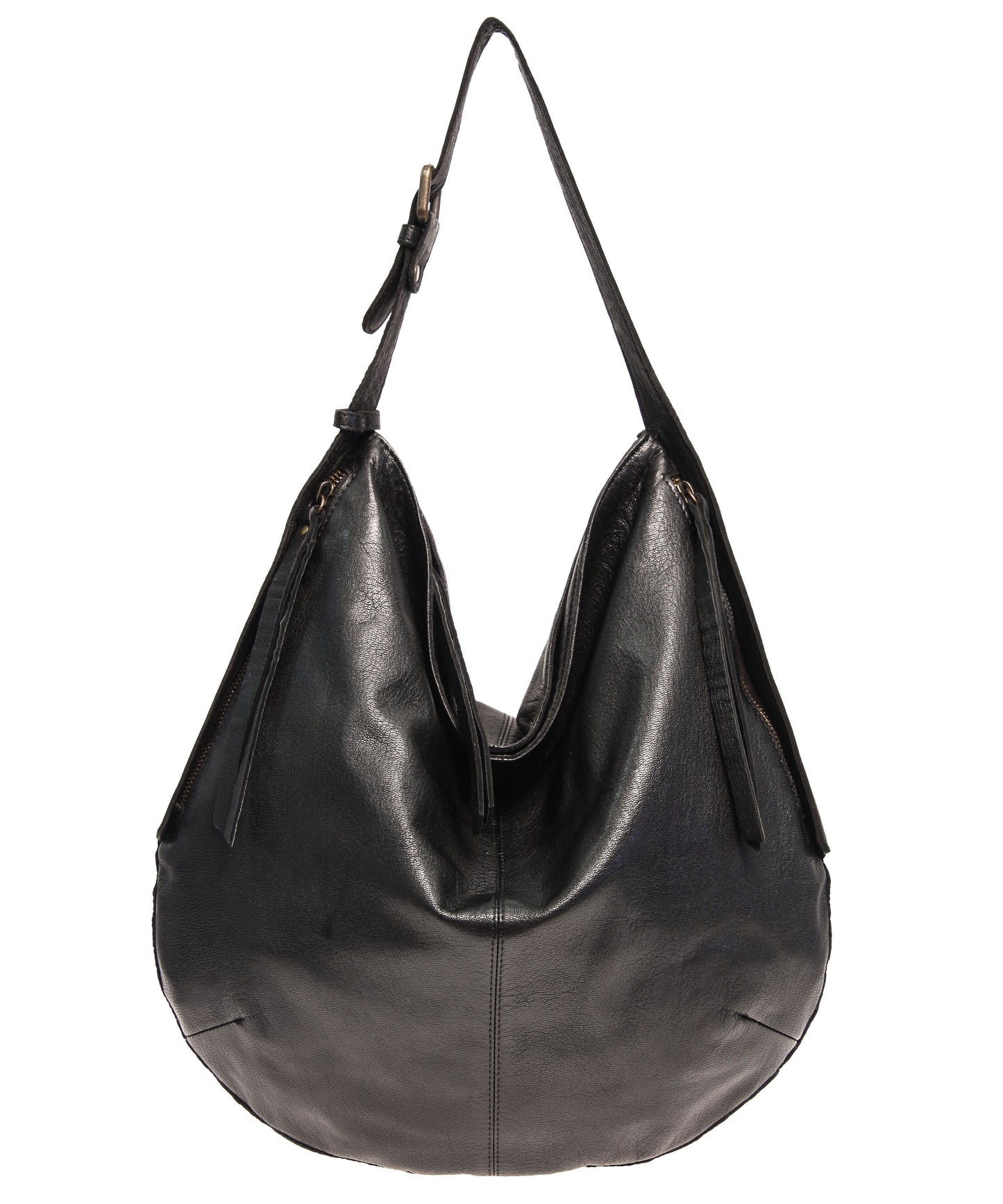 Tano Rounded Hobo with Two Side Zip Pockets (2531220947028)