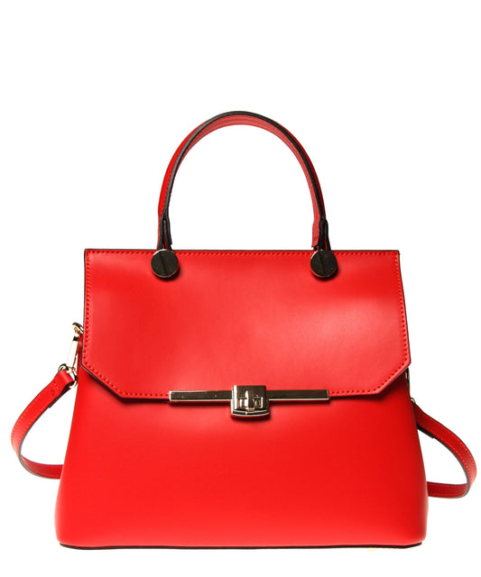 Italian Turn Lock Satchel (4397088964692)