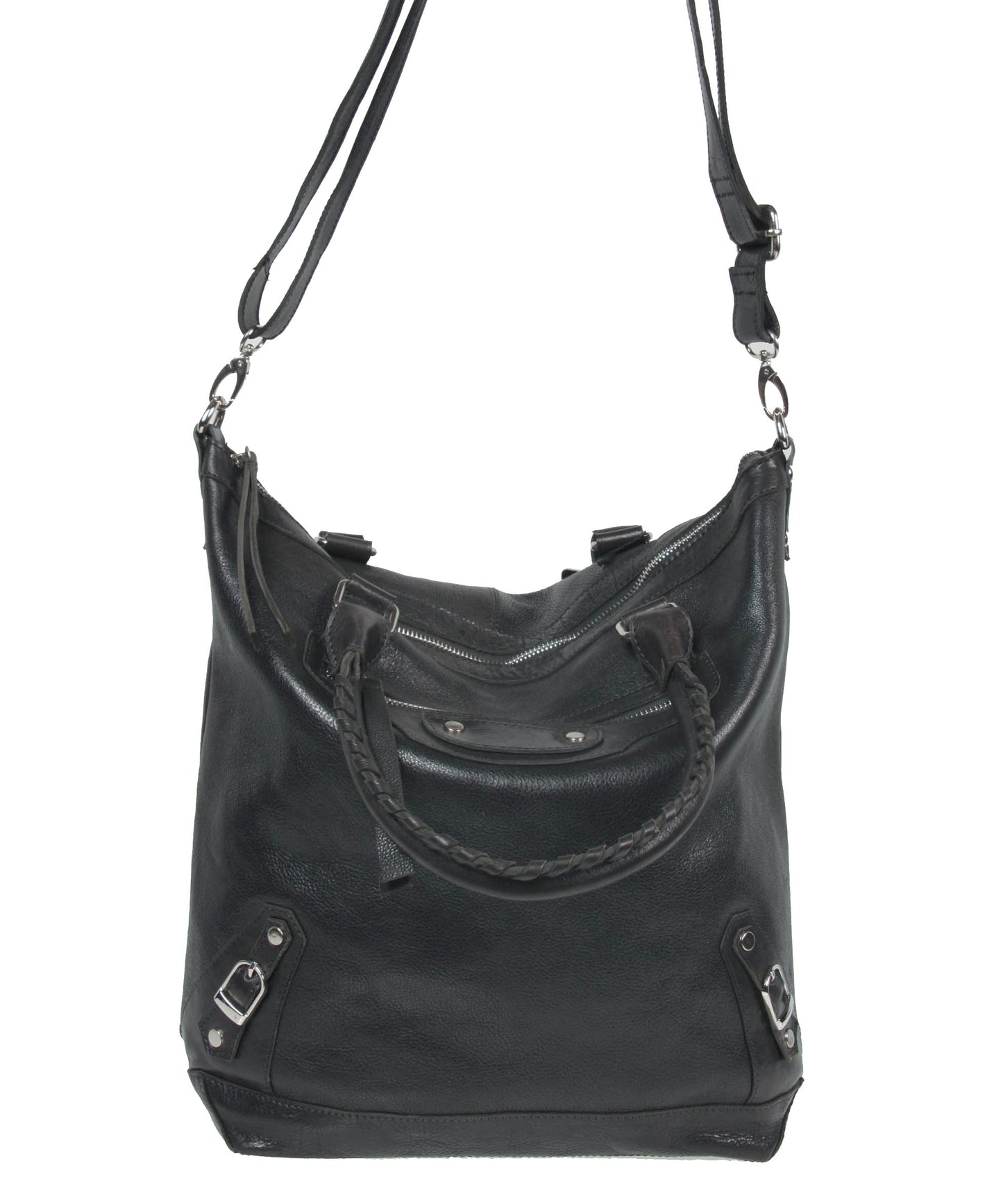Whipstitch Handle Convertible Shopper