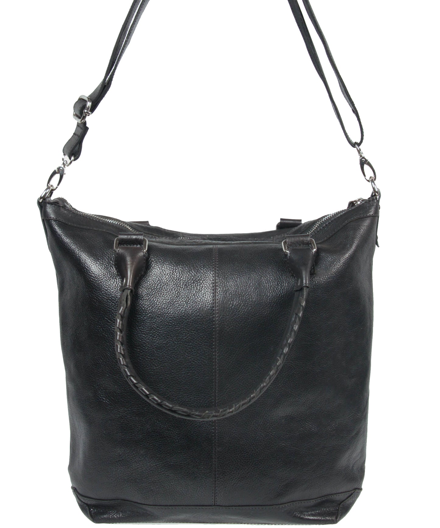 Whipstitch Handle Convertible Shopper